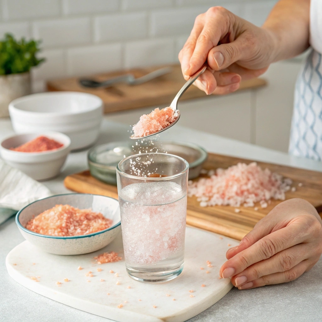 can you drink water with himalayan pink salt