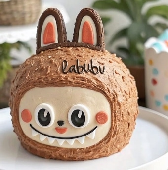 Ingredients for Labubu cake