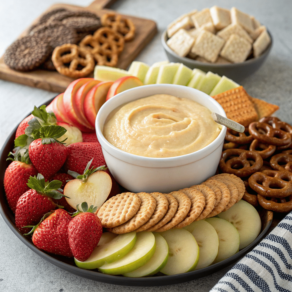 apple dipping sauce with cream cheese
