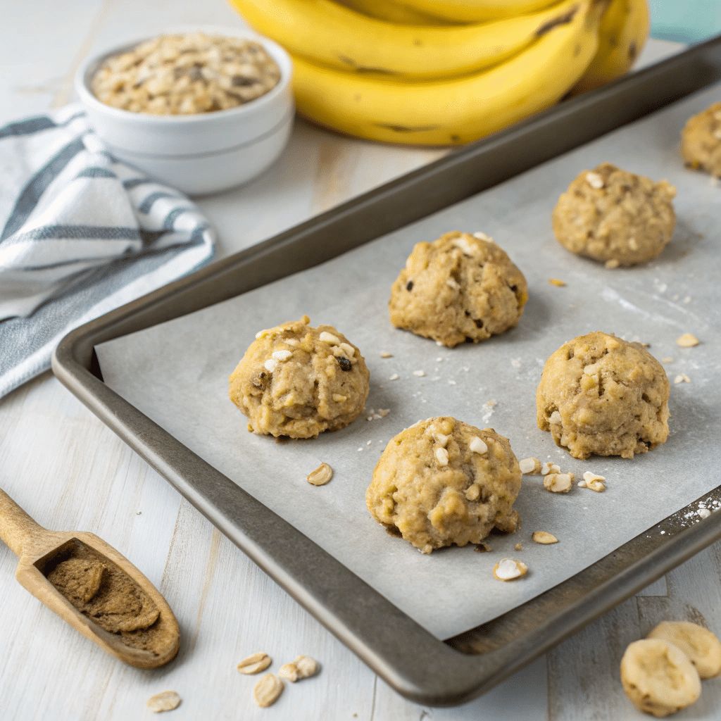 banana and oats cookies