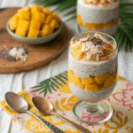 Mango chia pudding