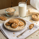 Peanut butter oats cookie recipe card